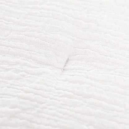 HOMBYS 100% Cotton Muslin Comforter Oversized King 120x98, Lightweight and Breathable Down Alternative Comforter,Soft Gauze Summer Off White Reversible Fluffy Duvet Insert