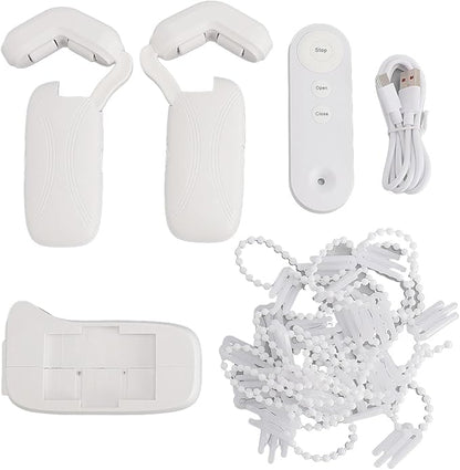Smart Automatic Curtain Opener, Electric Curtain Opener with Remote Control, Automatic Curtain Robot Device for Bedroom Living Room Office Baby Room