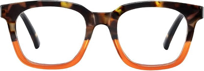 Blue Light Blocking Glasses for Women Men,Oversize Fashion Squre Anti Eyestrain Glasses for Gaming/Reading/TV