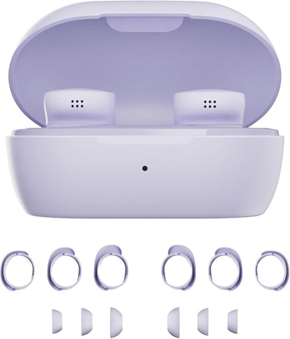 Bose QuietComfort Bluetooth Earbuds, True Wireless Earbuds with Active Noise Cancellation and Mic, Deep Bass, IPX4 Rating, Up to 8.5 Hours of Playtime, Chilled Lilac