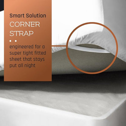Empyrean 2 Pack Twin Fitted Sheets - Ultra Soft Microfiber, Deep Pocket, Fits 14-16 Inch Mattress, Wrinkle & Fade Resistant, Shrinkproof, Breathable & Durable, Perfect for Twin Beds, Dark Green