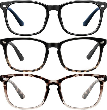 hunsquer Blue Light Glasses for Woman/Men Computer Blue Light Glasses