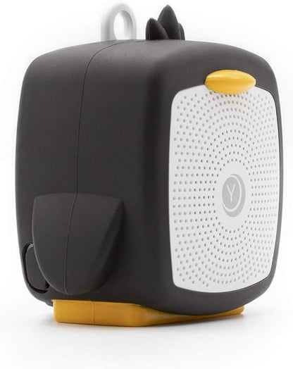 Yogasleep Pocket Baby Soother Penguin, White Noise Machine, 6 Soothing Sounds & Timer for Better Sleep, Includes Brown Noise & Lullabies, Compact Size for Travel & Child Safe, Must Have Registry Gift