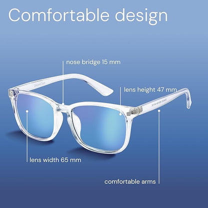 livho Gaming Blue Light Blocking Glasses for Better Sleep, Premium Night Driving, Computer Blockers for Man & Woman