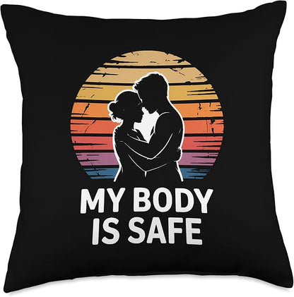 Breathing Relaxation Stress Relief Vagus Nerve Stimulation Throw Pillow