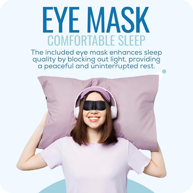 Ark Memory Foam Knee Pillow for Side Sleepers – H-Shaped with Leg Strap for Sciatica, Hip & Back Pain Relief – with Eye Mask & Extra Washable Cover