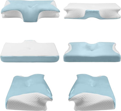 Pillow for Neck Pain Relief Support Cervical Sleeping Orthopedic Pillows Best Anti Wrinkle Therapeutic Ergonomic Memory Foam