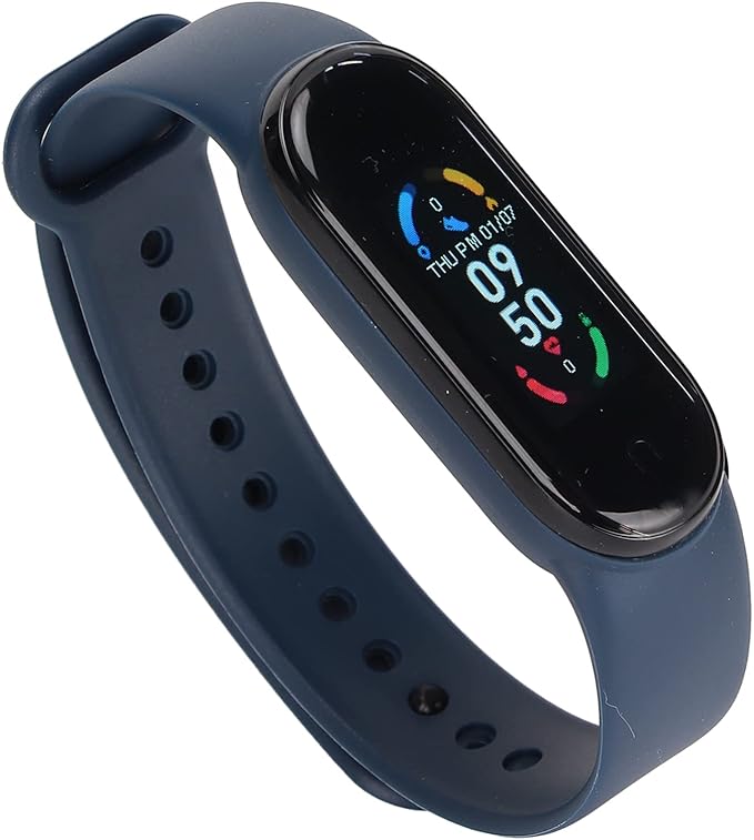 Smart Wristband with Step Counter, Heart Rate Monitor, Sleep Monitor, APP Message IP67 Waterproof, All Day Activity Tracking, Built in USB Plug, Various Sports Modes