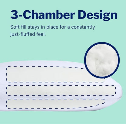 Casper Sleep Essential Cooling Pillow, Standard, White