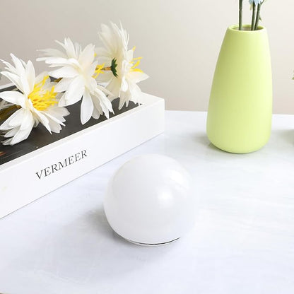 Portable LED Night Lights, Battery Operated, Soft Eye Caring for Sleep Aid, Bedroom Lamps, Wireless Warm Light with Timer (2PCS)
