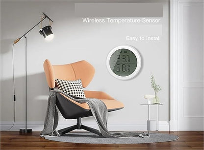 Programmable Thermostat, Indoor Temperature and Humidity Sensor Digital Climate Monitor for Living Room Bedroom Office,Smart Thermostat