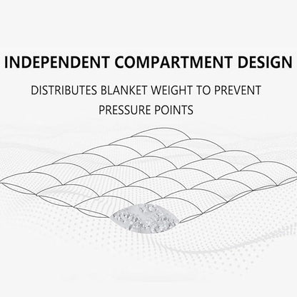 Weighted Blanket for Adults, Single Double Heavy Blanket with Cotton Premium Glass Bead All-Season Even Weight Distribution 122x183cm 12lb