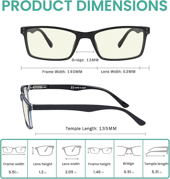 Eyekepper 4-pack Reading Glasses Blue Light Blocking Women Cat Eye Readers