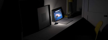 ZYK Book Light, 12 LED USB Rechargeable Reading Light with 3-Level Brightness for Eye Protection Night Reading Lamp