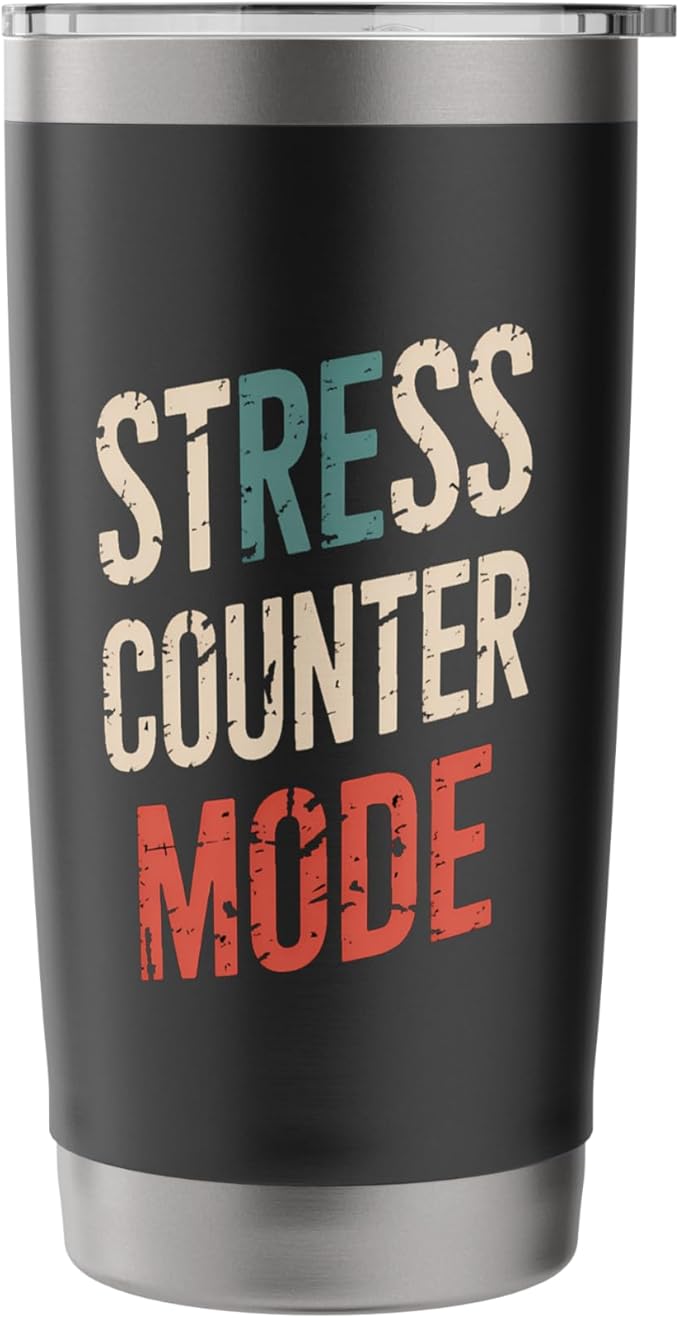 Relaxation Breathing Vagus Nerve Stimulation Stress Relief Stainless Steel Insulated Tumbler