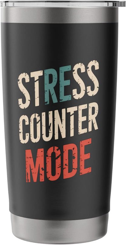 Relaxation Breathing Vagus Nerve Stimulation Stress Relief Stainless Steel Insulated Tumbler