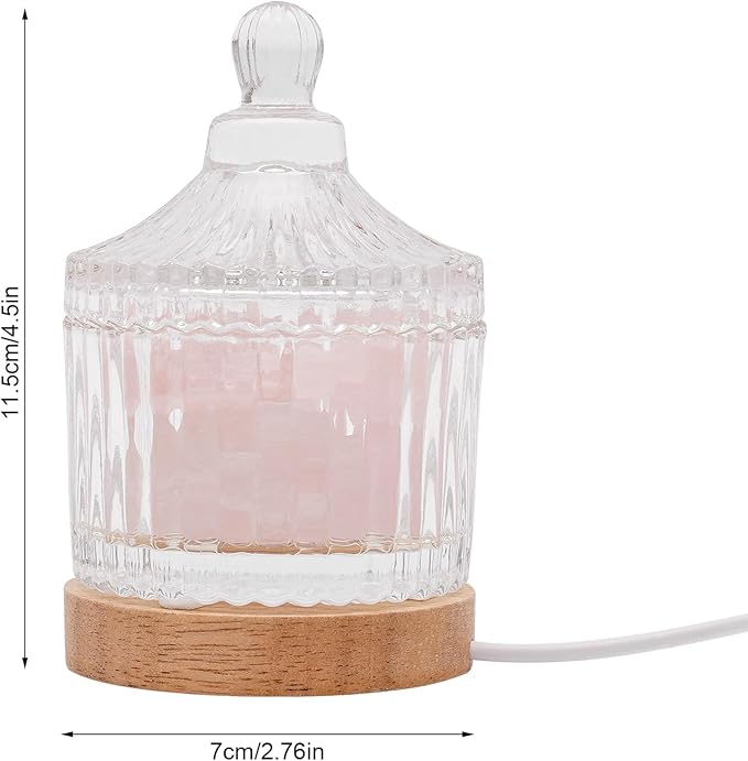 CNCEST Aromatherapy Night Light, LED Light Essential Oil Diffuser, 3W 5V Aromatherapy Diffusers, Air Diffuser for Offices, Bedrooms, Yoga Rooms, Meditation Rooms (Pink)