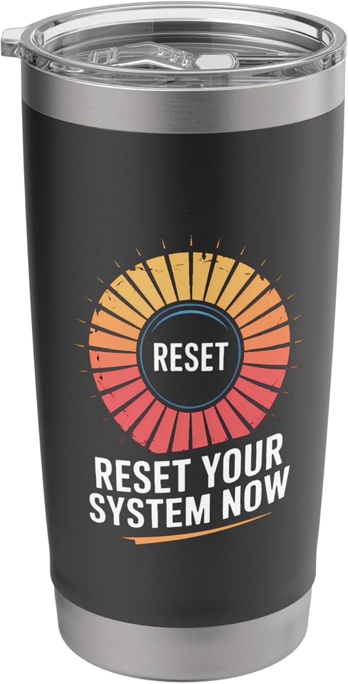 Relaxation Breathing Vagus Nerve Stimulation, Stress Relief Stainless Steel Insulated Tumbler