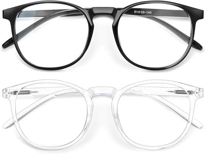 IBOANN Blue Light Glasses for Woman/Men, Fashion Blue Light Glasses Men, Fake Glasses Help Reduce Screen Fatigue