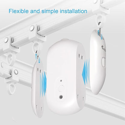 Automatic Curtain Opener and Closer Smart Home Robot with Bluetooth App Remote Control and 8 kg Load Capacity - Track Mounted System for Office and Residential Applications