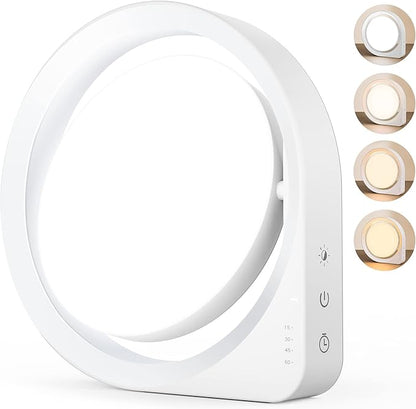 MediAcous 11000Lux Sunlight Lamp, 4 Brightness Levels & Color Temperature & Timer, Daylight Lamp with Memory Function for Home/Office/Decoration