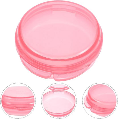 NOLITOY 3pcs Portable Colored Medicine Organizer for Travel Daily Pill Case Lightweight and Airtight Design for Outdoor Use and Daily Medication Storage
