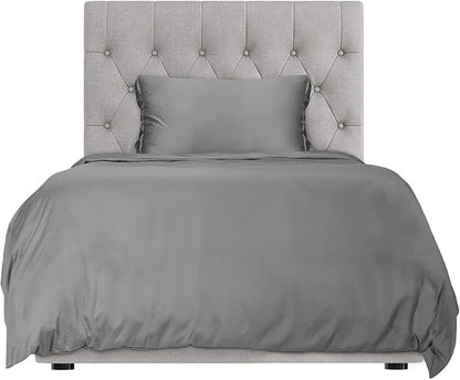 Hotel Sheets Direct Duvet Cover Bed Linen Set, 2 -Piece Set, Dark Gray, Twin XL