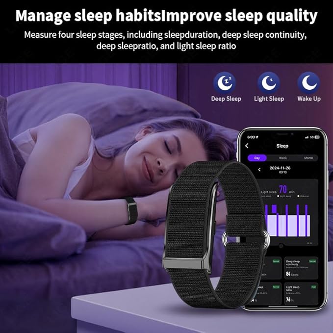 Fitness Trackers for Men Women, 2PC Watch Bands Smart Health Wristband Wearable Activity Fitness Tracker with Multiple Sports Automatic Monitoring with Pedometer/Sleep/Stress/Calories, Free APP