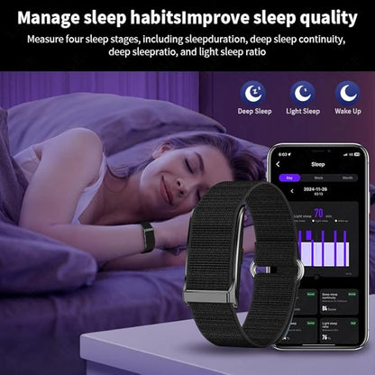 Fitness Trackers for Men Women, 2PC Watch Bands Smart Health Wristband Wearable Activity Fitness Tracker with Multiple Sports Automatic Monitoring with Pedometer/Sleep/Stress/Calories, Free APP