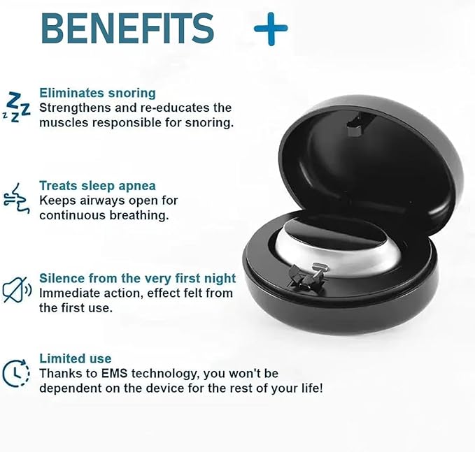 Anti Snoring Devices, Sleep Apnea Devices, Z3 Pro Professional Anti-Snoring Device, 3-Speed Adjustment, Smart Snoring Solution, Breathe Easy, Anti Snore, Sleep Soundly (10 Patches)