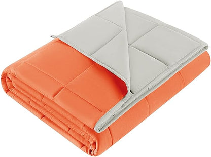 CYMULA Weighted Blanket Kids 7 Pounds (40''*60'' Throw Size) - Cooling Breathable Children Heavy Blankets Summer Winter - Ultra Microfiber Soft Comfort with Glass Beads - Gifts for Boys/Girls