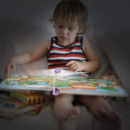 LUXSWAY Book Light for Reading at Night in Bed Kids Bookmark Bed Clip Book Lights for Kids Lamp Portable LED Reading Light with Flexible Cordless Reading Lamp for Travel