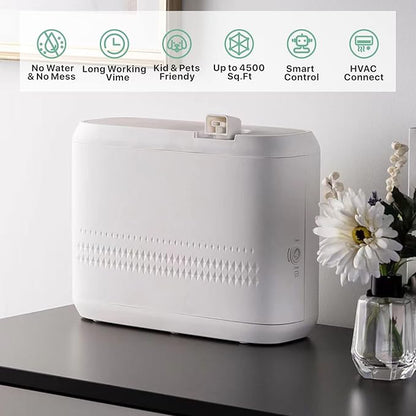Aromatherapy Diffuser, Smart Scent Air Machine for Home, 850ML HVAC Scent Diffuser for Essential Oils,Waterless Aromatherapy Diffuser