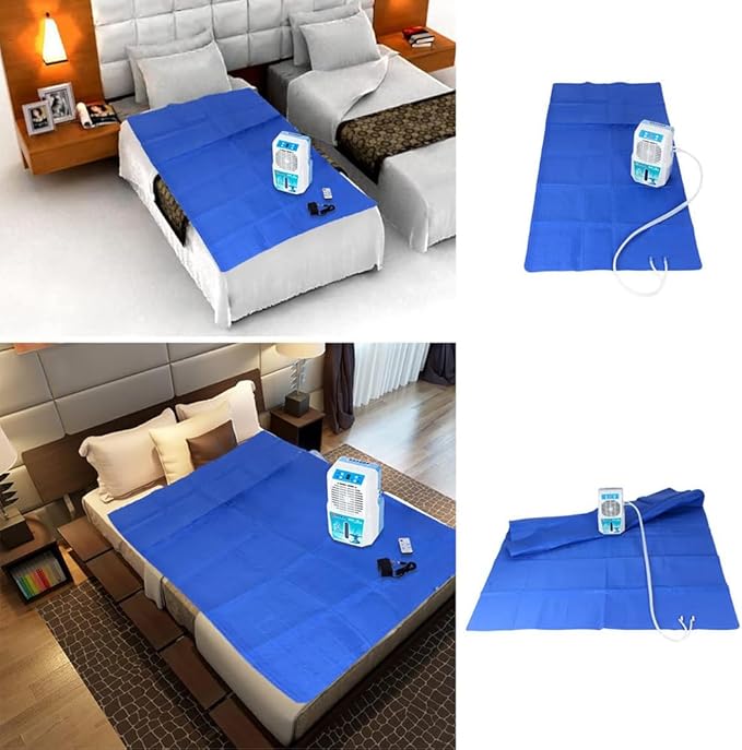 Water Cooling Mattress Pad for Double Bed, Bed Cooling System with Temperature Adjustment and Timer, Ideal for Hot Sleepers, Night Sweats, Dorms, Apartments, Bedroom – 4.5x5.2ft