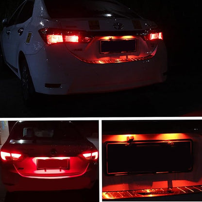 4PCS Red LED License Plate Light, 12V-24V DC Waterproof 6-SMD License Plate Lamp Taillight, Universal for Truck SUV Trailer Van RV Boats as Step Courtesy Light, Dome/Cargo Lights or Under Hood Light