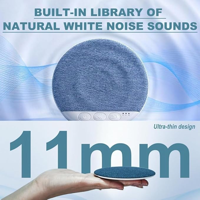 OYB Bluetooth Pillow Speaker, Mini Portable Under-Pillow SpeakerSoft Immersive Sound FieldWireless Under-Pillow speakerSuitable for (A)
