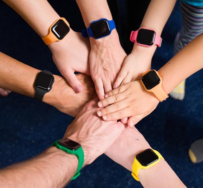 Vibrating Alarm Watch, Potty Training Watch Water Resistant Medical Reminder Wristband with Timer (Black)