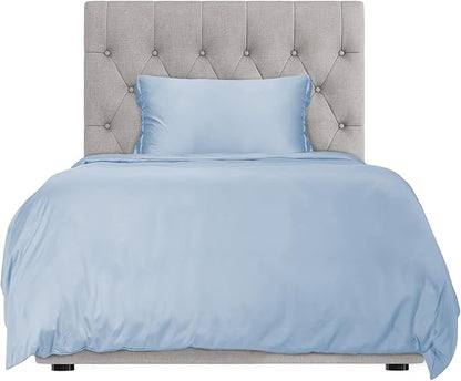 Hotel Sheets Direct Duvet Cover Bed Linen Set, 2 -Piece Set, Light Blue, Twin XL