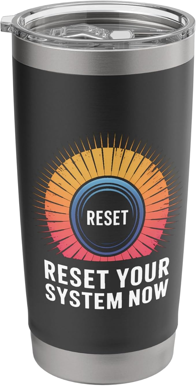 Relaxation Breathing Vagus Nerve Stimulation, Stress Relief Stainless Steel Insulated Tumbler
