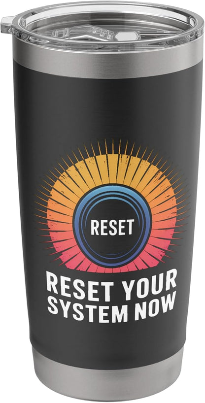 Relaxation Breathing Vagus Nerve Stimulation, Stress Relief Stainless Steel Insulated Tumbler