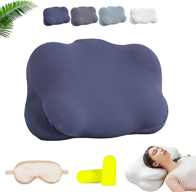 Mellow Cloud Align Pillow, Mellow Sleep Pillow, Ergonomic Memory Foam Pillows, Adjustable Cervical Neck Support Pillow, for Side Back Stomach Sleepers