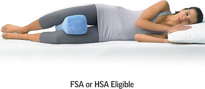 OPTP Contour Leg Pillow - Foam Knee Pillow for Side Sleepers - Fits Between The Knees to Relieve Strain and Pressure on The Low Back, Knees and Ankles