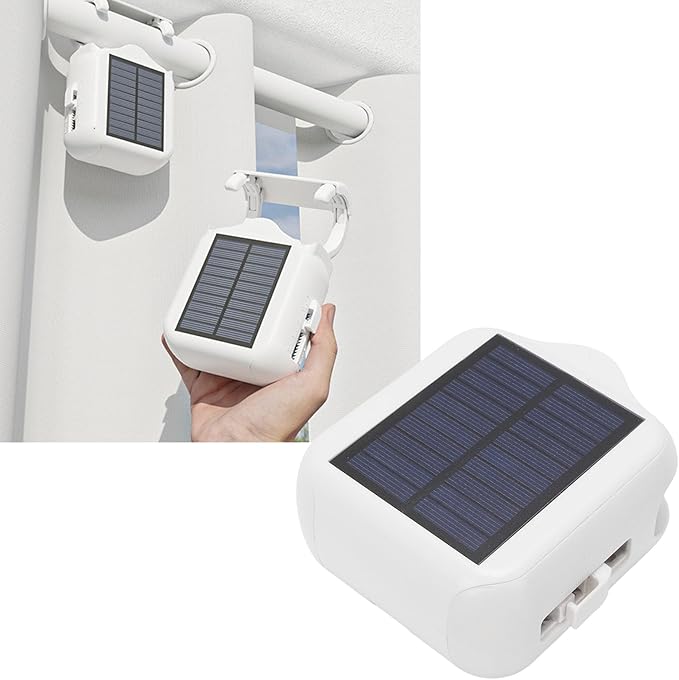 Asixxsix Automatic Curtain Opener Solar Powered, APP Timed Smart Remote Control Electronic Blind Opener and Closer Supports Voice Assistant Easy Hanging Design for Roman U T Rails