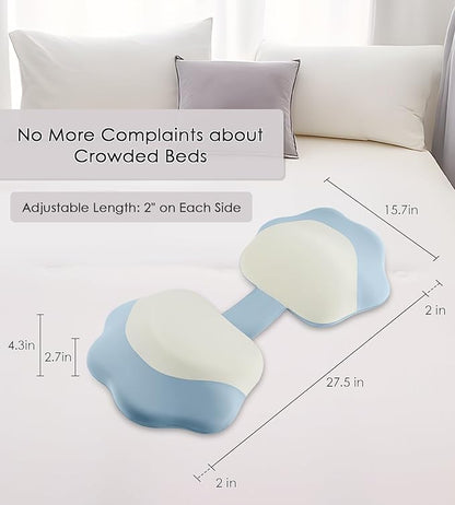 Memory Foam Pregnancy Pillows for Sleeping, Side Sleeper Maternity Pillow Support for Back Belly HIPS, Adjustable Wedge Pillow for Pregnant Women, Side Sleeping Pregnant Pillows with Pillowcase