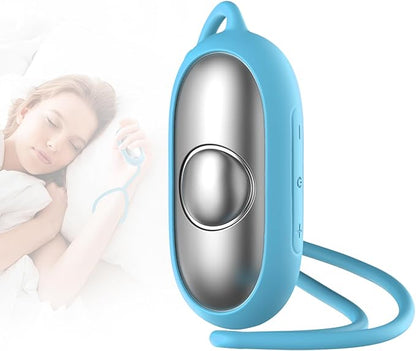Sleep Aid Device, Micro-Current Sleep Instrument Anxiety Device, Portable Rechargeable Sleep Aid for Anxiety and Insomnia (Blue)