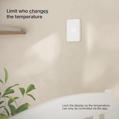 Mysa Smart Thermostat LITE - Line Voltage Electric Baseboard Heater Thermostat 120V/240V | DIY Install | HomeKit, Alexa, Google | Wi-Fi Programmable | App Control
