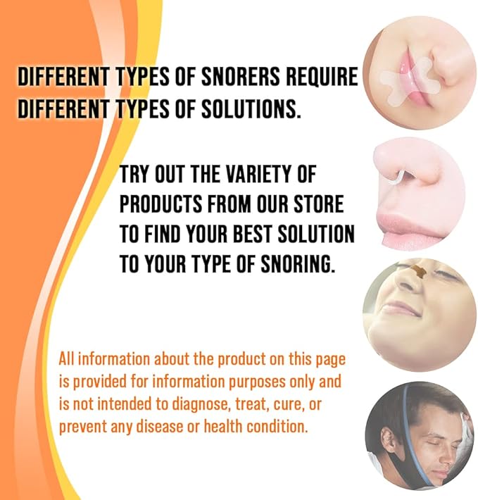 Mobi Lock Magnetic Nasal Clip (Pack of 12) - Silicone Nose Clip - A Simple Solution for Nasal Snorers - Reusable Snoring Device to Enjoy a Peaceful Night's Sleep