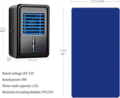 Air Conditioner Mattress Cooler Water Cooling Mattress System, Cool Bed Cooling Mattress Pad, Comfortable Quiet Bed Cooling Pad