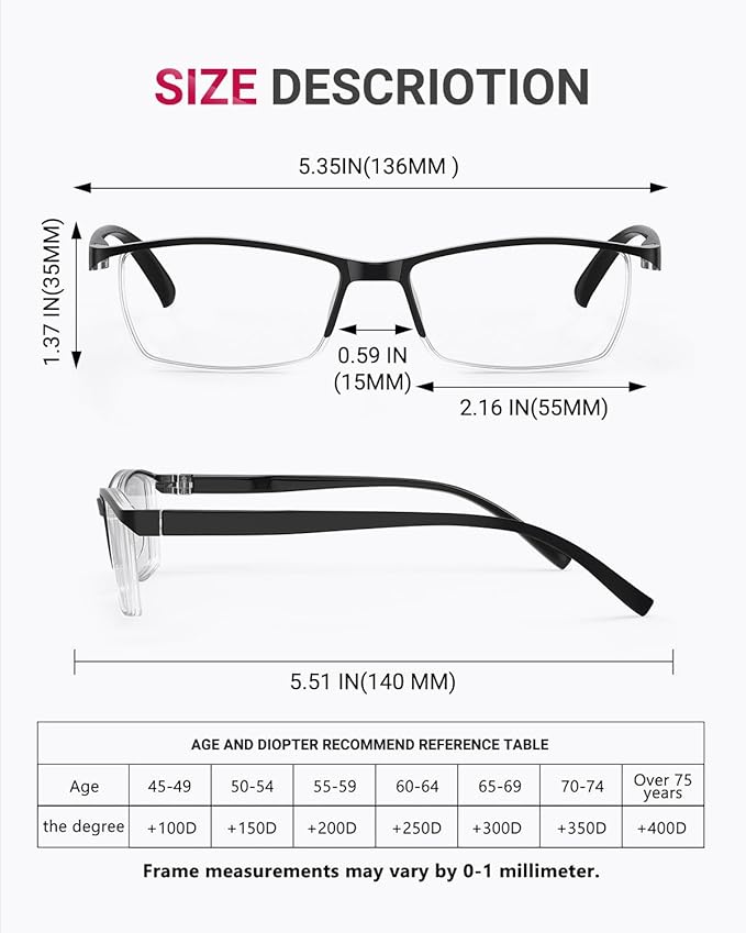 TERAISE Fashion Anti-blue light Reading Glasses Men Women Computer Reader