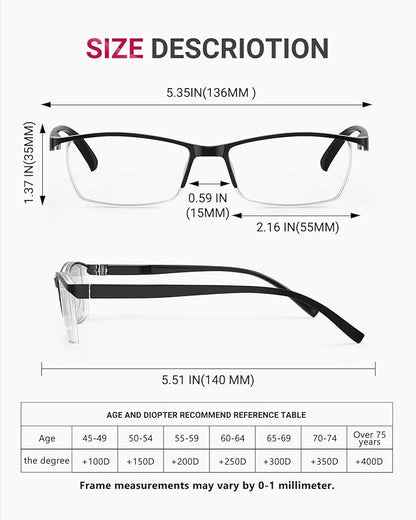 TERAISE Fashion Anti-blue light Reading Glasses Men Women Computer Reader